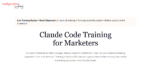 Alex Cleanthous – Claude Code Training for Marketers